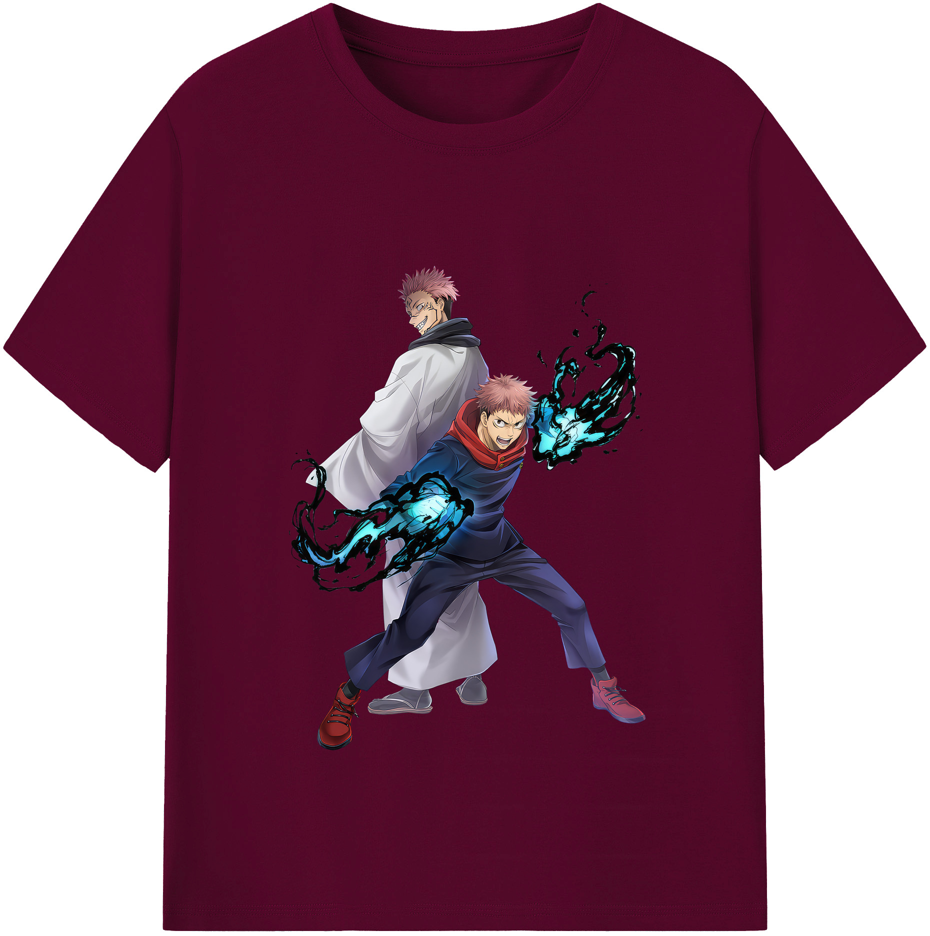 （画像用） 呪術廻戦 Jujutsu Kaisen レディースカジュアルプリントTシャツ（綿100％）